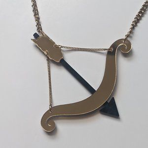 Tatty Devine Cupid's Arrow necklace SS16 valentine mythology